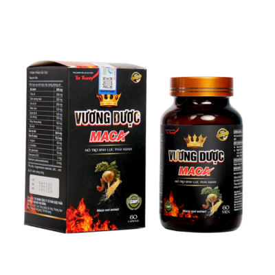 Viên uống bổ thận tráng dương tăng cường sinh lý Vương Dược Maca 60 Viên