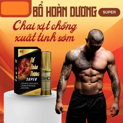 Chai xịt kéo dài thời gian lâu ra dành cho nam giới Bổ Hoàn Dương Super 5ml