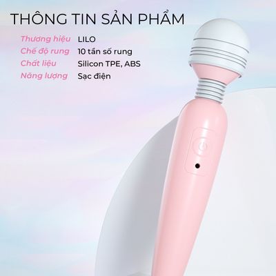 (Có video)Chày rung giá rẻ 10 chế độ rung mạnh dùng sạc LILO