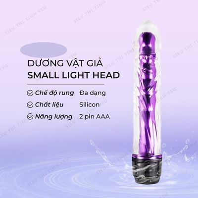 ( CÓ VIDEO ) Dương vật giả Small light head đa chế độ rung dùng pin cao cấp