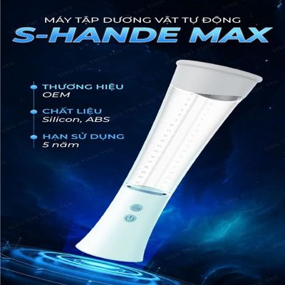 (Có video) Máy tập tăng kích thước dương vật S-Hande Max tự động pin sạc 