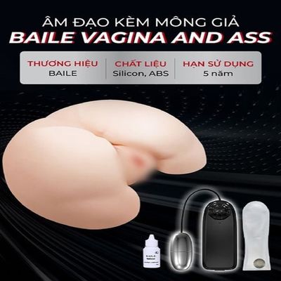 (Có Video) Âm đạo giả kèm mông Baile Vagina And Ass mềm mịn như thật