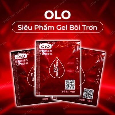 Gel bôi trơn tiện dụng dạng gói OLO gốc nước không mùi gói 7ml