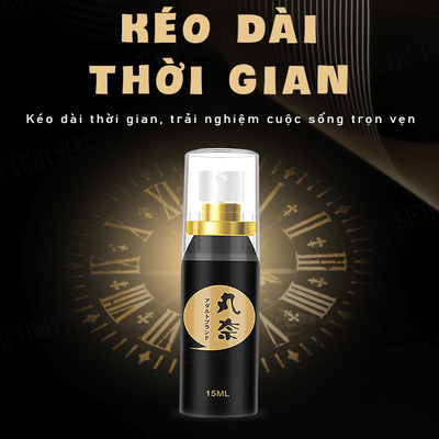 Chai xịt kéo dài thời gian nam giới lâu ra Panduola Lasting Spray Black 15ml