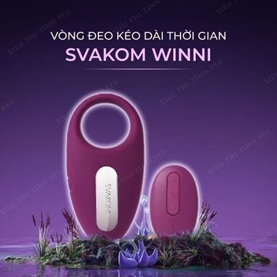 (Có Video) Vòng đeo Svakom Winni kéo dài thời gian rung 26 chế độ pin sạc