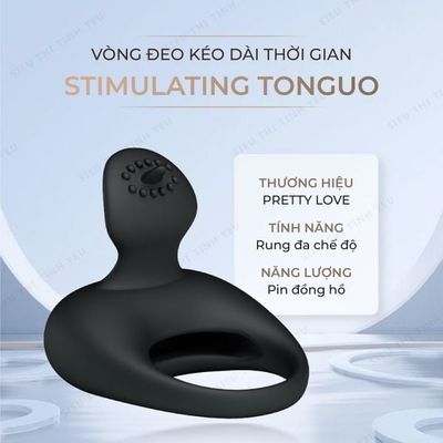 (Có Video) Vòng đeo Pretty Love Stimulating Tonguo rung đa chế độ dùng pin
