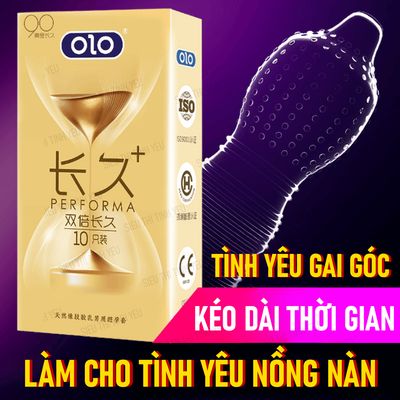 Bao cao su OLO Performa Đồng Hồ Vàng kéo dài thời gian hương vani Hộp 10 cái 382485