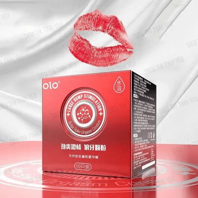 Bao cao su OLO Neo Ultrathin Zero Feeling siêu mỏng hương vani Hộp 10 cái 382499