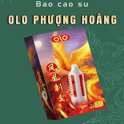 Bao cao su OLO Phượng Hoàng đường gai đứng có bi mềm 1.5cm hộp 1 cái 382481
