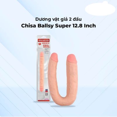 Dương vật giả 2 đầu Chisa Ballsy Super 12.8 inch 382378