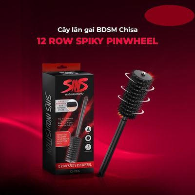 Cọ lăn gai BDSM Chisa Sins Inquisition 12 Row Spiky Pinwheel 382384
