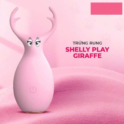 Trứng rung ngụy trang hình hươu dễ thương cute Shelly Play Giraffe