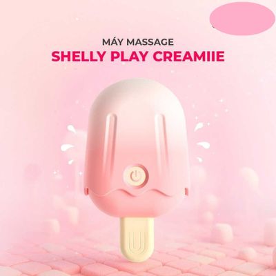 Máy massage rung ngụy trang hình que kem Shelly Play Creamiie
