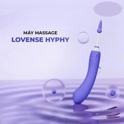 Máy massage Silicone mềm cao cấp Lovense Hyphy 2 đầu rung đa năng chống thấm nước - dùng sạc