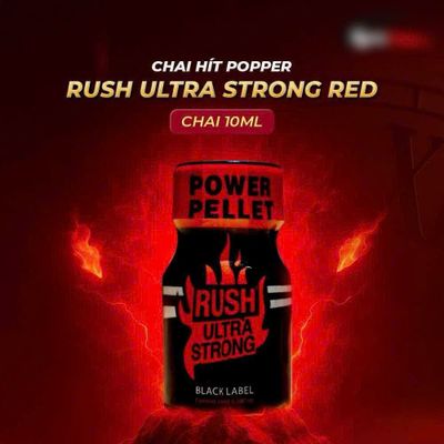 Chai hít tăng khoái cảm Popper PWD USA Rush Ultra Strong Red - Chai 10ml 378784