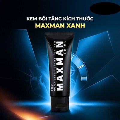 Gel bôi tăng kích thước, hỗ trợ kéo dài thời gian Maxman Xanh - Chai 60ml 378588