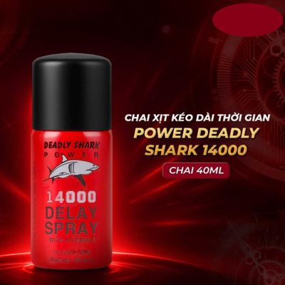 Chai xịt Power Deadly Shark 14000 kéo dài thời gian - Chai 40ml 378590