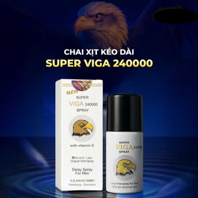 Chai xịt Super Viga 240000 kéo dài thời gian - Chai 45ml 378573