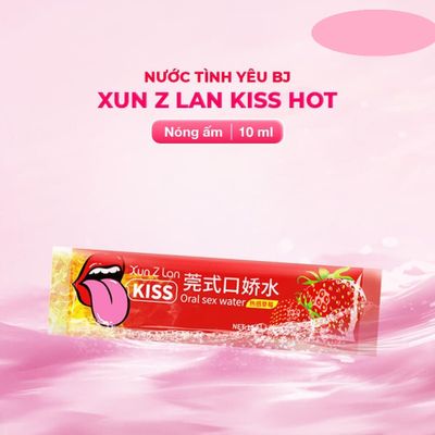 Nước tình yêu BJ ấm nóng hương dâu Xun Z Lan Kiss Hot - Gói 10ml 378525