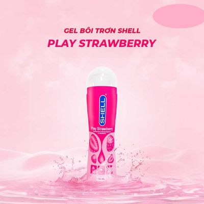 Gel hương dâu Shell Play Strawberry - Chai 100ml cao cấp chính hãng