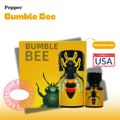 Set Chai hít tăng khoái cảm LGBT Popper Bumble Bee Chai chính hãng