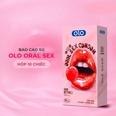 Bao cao su quan hệ miệng OLO Oral Sex - Siêu mỏng - Hộp 10 cái 378308