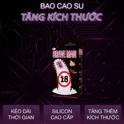 Bao cao su đôn dên rung đầu Baile Braveman 378288