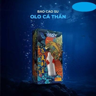 Bao cao su OLO Cá thần - Gai cạnh - Hộp 1 cái + 1 bi silicon 378202