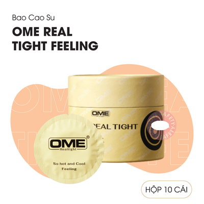 Bao Cao Su Ome Real Tight Feeling Cảm Giác Nóng Lạnh - Hộp 10 Cái 378116