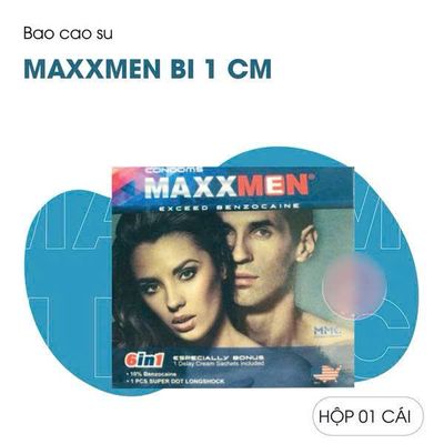 Bao Cao Su Maxxmen 6 Bi To 1cm Loại Xịn 377969