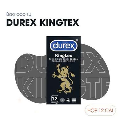Bao Cao Su Size Nhỏ 49mm Durex Kingtex - Hộp 12 Cái 377976