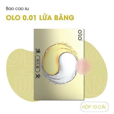 Bao Cao Su Kéo Dài Thời Gian OLO 0.01 Lửa Băng - Hộp 10 Cái 377939