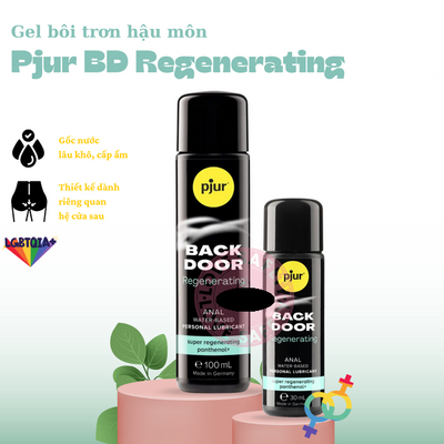 GeI Bôi Trơn Hậu Môn Pjur Back Door Regenerating  cho các cặp đôi chính hãng