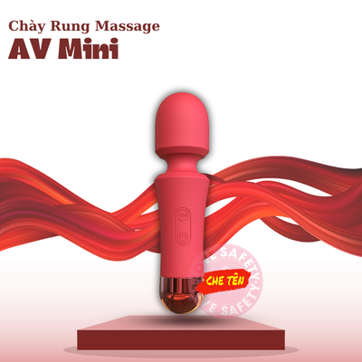 Chày Rung 10 Chế Độ Rung Đa Năng Thiết Kế Nhỏ Gọn AV Mini Chính Hãng