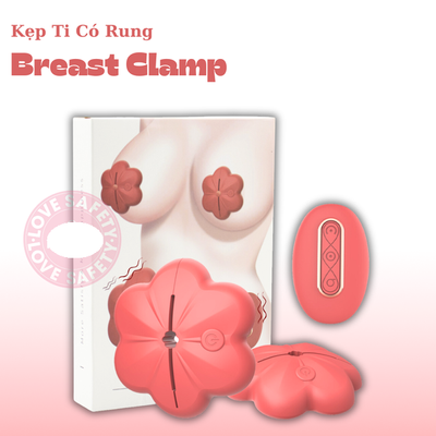Kẹp Vú Kích Thích Đầu Ti Breast Clamp 10 Chế Độ Rung cho nữ giới chính hãng