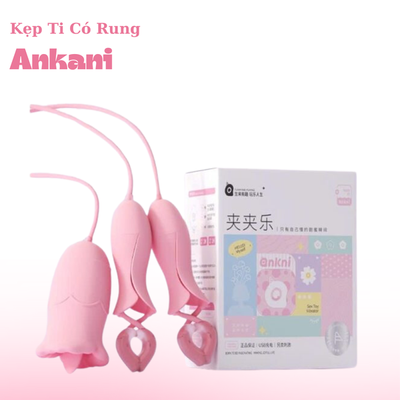 Kẹp Vú Kích Thích Đầu Ti Ankni 20 Chế Độ Rung cho nữ giới chính hãng