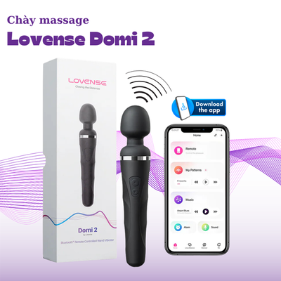 Chày Rung Kích Thích Điểm G Lovense Domi 2 Điều Khiển App dành cho nữ giới chính hãng