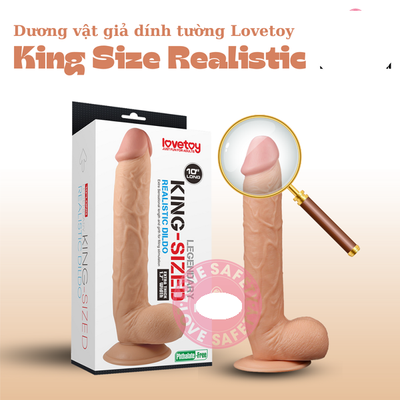 Dương Vật Dính Tường Lovetoy King Size Realistic dành cho nữ giới chính hãng