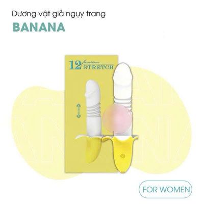 Dương Vật Giả Nguỵ Trang Banana Rung Thụt 12 Chế Độ 377250