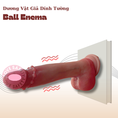 Dương Vật Dính Tường Ball Enema Tỏa Nhiệt Rung Thụt dành cho nữ giới chính hãng