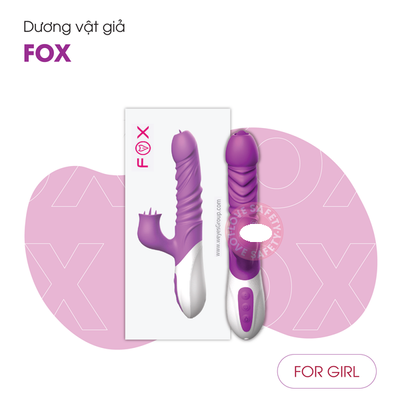 Dương Vật Giả Fox Tỏa Nhiệt Rung Thụt Ngoáy 10 Chế Độ Cao Cấp