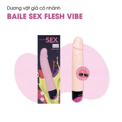Dương Vật Giả Baile Sex Flesh Vibe Rung Ngoáy Đa Chế Độ dành cho nữ giới chính hãng