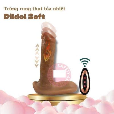 Trứng Rung Dildol Soft Tỏa Nhiệt 10 Chế Độ Rung Thụt Chính Hãng
