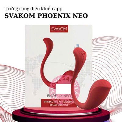 Trứng Rung Điều Khiển App Svakom Phoenix Neo Chính Hãng