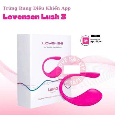 Trứng Rung Lovense Lush 3 Điều Khiển App Chính Hãng