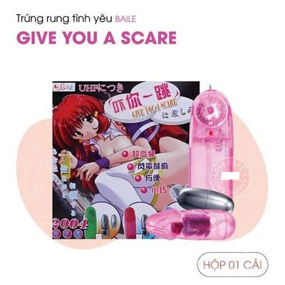 Trứng Rung Baile Give You A Scare 2 Đầu Inox Chính Hãng 376590