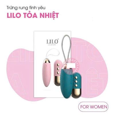 Trứng Rung Lilo Tỏa Nhiệt 10 Chế Độ Rung Chính Hãng