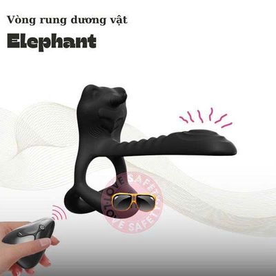 Vòng Rung Dương Vật Elephant 12 Chế Độ Rung Cho Nam Chính Hãng