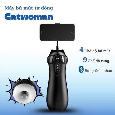 Âm Đạo Giả Catwoman 9 Chế Độ Rung Bú Có Tiếng Rên Cho Nam Chính Hãng