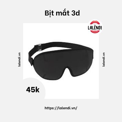 Bộ bịt mắt ngủ 3D dùng để bịt mắt cho các cặp đôi tăng cảm giác giường chiếu chính hãng